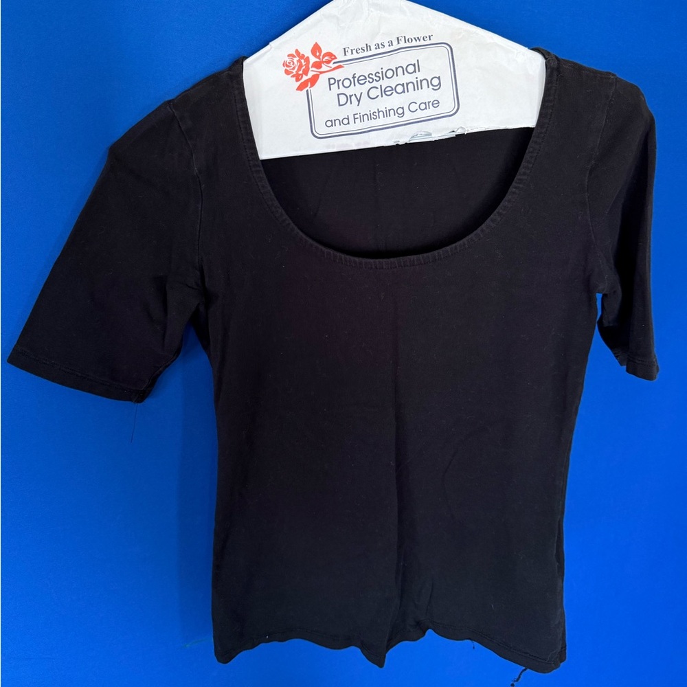 H&M Black Short Sleeve Top
